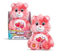 Basic Fun Care Bears 22cm Colour Splash Plush - Love-A-Lot Bear Eco-Friendly Soft Toy with Bright Belly Badge - Vibrant Collectible for Kids & Fans