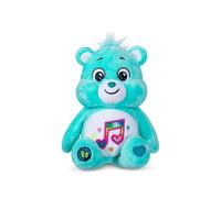 Basic Fun Care Bears 22cm Sparkle Plush - Heartsong Bear Eco-Friendly Soft Toy with Glittery Belly Badge - Collectible Plush for Kids & Fans