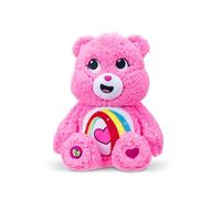 Basic Fun Care Bears 35cm Medium Plush - Cheer Bear Cosy Collection - Super Soft Eco-Friendly Toy with Belly Badge - Huggable Collectible for Kids & Fans
