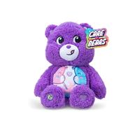 Basic Fun Care Bears 35cm Medium Plush - Share Bear Cosy Collection - Super Soft Eco-Friendly Toy with Belly Badge - Huggable Collectible for Kids & Fans, Purple