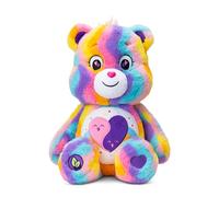 Basic Fun Care Bears Friend Forever Bear Medium Plush Toy 35 cm - Eco-Friendly Collectable Cuddly Bear with Heart Belly Badge for Girls and Boys Aged 4+