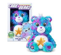 Basic Fun Care Bears Good Wishes Medium Plush Toy 35 cm - Soft, Fluffy Plush with Dazzling Belly Badge for Girls and Boys Aged 4+
