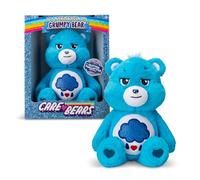 Care Bears , Grumpy Bear 35cm Glitter Belly Plush , Collectable Cute Plush Toy, Cuddly Toys for Children, Soft Toys for Girls Boys, Cute Teddies Suitable for Girls and Boys Ages 4+ , Basic Fun 22132