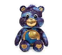Basic Fun Care Bears Limited Edition 35cm Bedtime Bear Plush with Glowing Belly Badge, Rich Blue Color