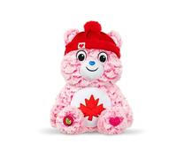 Basic Fun Care Bears Medium Plush True North Bear 3.0 - 35cm Sustainable Collectible Soft Toy with Maple Leaf Belly Badge - Canadian Exclusive
