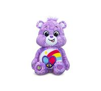 Care Bears Basic Fun Peaceful Heart Bear 22cm Plush Toy - Soft Collectable Bean Plush for Girls & Boys - Cuddly Toy Gift for Kids - Cute Teddy Bear for Ages 4+