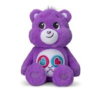 Care Bears , Share Bear 35cm Glitter Belly Plush , Collectable Cute Plush Toy, Cuddly Toys for Children, Soft Toys for Girls Boys, Cute Teddies Suitable for Girls and Boys Ages 4+ , Basic Fun 22134