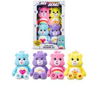 Basic Fun Care Bears Treasure Box: Set of 4 Beanie Plush Toys, Soft & Cuddly, Perfect for Collecting & Play, Suitable for Boys & Girls Ages 3+