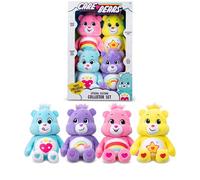 Basic Fun Care Bears Treasure Box: Set of 4 Beanie Plush Toys, Soft & Cuddly, Perfect for Collecting & Play, Suitable for Boys & Girls Ages 3+