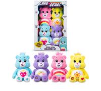 Basic Fun Care Bears Treasure Box: Set of 4 Beanie Plush Toys, Soft & Cuddly, Perfect for Collecting & Play, Suitable for Boys & Girls Ages 3+