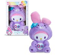 Basic Fun Care Bears x Hello Kitty 30cm Plush - Share Bear as My Melody, Large Sanrio Soft Toy Collectible Teddy Bear