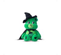 Basic Fun Care Bears x Wicked 22cm Plush - Good Luck Bear as Elphaba - Collectible Soft Toy from the Care Bears x Wicked Collaboration, Green