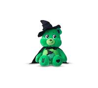 Basic Fun Care Bears x Wicked 22cm Plush - Good Luck Bear as Elphaba - Collectible Soft Toy from the Care Bears x Wicked Collaboration, Green