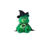 Basic Fun Care Bears x Wicked 22cm Plush - Good Luck Bear as Elphaba - Collectible Soft Toy from the Care Bears x Wicked Collaboration