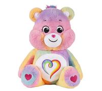 Basic Fun - Care BearsTogetherness Bear 60cm Jumbo Plush - Giant Soft Toy for Girls and Boys Aged 4+, Hugely Huggable Cuddly Teddy, Collectable Plush for Kids and Fans Alike