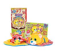 Basic Fun Cutetitos 39269 Budditos Food Pairings Series, Buttered Popcorn Edition, Two 7 Inch Cuddly Toys, Best Friend Teddy, Soft Toys for Girls and Boys Suitable for Children Aged 3 +