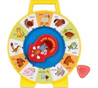 Basic Fun Fisher Price Classics See 'n Say Farmer Says Toy | Educational Talking Animal Wheel with Sounds | Retro Preschool Toy for Toddlers 18 months +