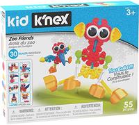 Basic Fun Kid K'NEX | Zoo Friends Building Set 30 Model | Kids Craft Set with 55 Pieces | Educational Toys for Kids, Fun Building Toys for Boys and Girls, Construction Toys Ages 3 85700