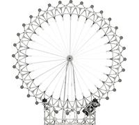 Basic Fun K'NEX Architecture | London Eye Building Set | Educational Toys for Kids, 1856 Piece Stem Learning Kit, Engineering for Kids, Building Construction Toys for Boys and Girls Ages 9 15237