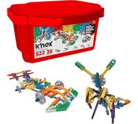 Basic Fun K'NEX , Click and Construct Value Building Set with Storage Tub , Educational Toys for Kids, 522 Piece Stem Learning Kit, Construction Toys for Kids Aged 7+, (Packaging may vary)