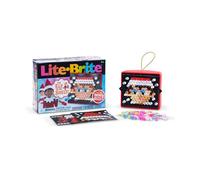 Basic Fun Lite-Brite Elf on the Shelf Mini - Light-Up Peg Toy with 4 Templates & 170 Colourful Pegs - Creative for Kids