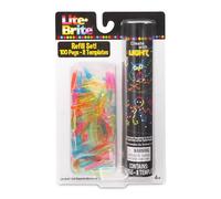 Lite-Brite | Peg & Template Refill Pack | Light Up Drawing Board, LED Board with Colours, Toys for Creative Play, Glow Art Neon Effect Drawing Board, Light Toys for Kids Ages 4+ | Basic Fun 02224