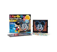 Basic Fun Lite-Brite | Super Bright HD Disney | Light Up Drawing Board, LED Board with Colours, Light Up Toys for Creative Play, Glow Art Neon Effect Drawing Board, Light Toys for Kids Ages 4 02372
