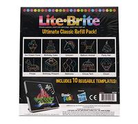 Basic Fun Lite Brite Ultimate Classic Refill Pack - Celebration Theme - 10 Reusable Templates - Amazon Exclusive