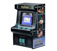 Basic Fun Arcade Classics Mini WWE - Retro Handheld Game with Joystick, Full-Colour Screen & Authentic Sound Effects - Batteries Included, Black
