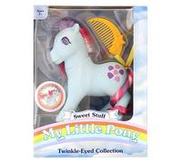 Basic Fun My Little Pony | Sweet Stuff Classic Rainbow Ponies | Twinkle-Eyed Collection, Retro Horse Gifts, Toy Animal Figures, Horse Toys for Boys and Girls Ages 4 35297