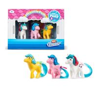 Basic Fun My Little Pony Mini Classics, 2" Collectible Action Figures Toy Set, MLP Generation 1 Series, for Girls Ages 4+, Iconic Pony Toys for Kids