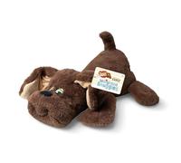Basic Fun Pound Puppies Weighted Snuggles Plush - Dark Brown with Long Ears - Soft Weighted Plush Comfort Toy with Classic Design - For Ages 3+