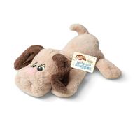 Basic Fun Pound Puppies Weighted Snuggles Plush - Tan with Brown Ears - Soft Huggable Comfort Toy with Classic Style - For Ages 3+