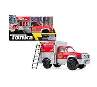 Tonka Steel Classics | Rescue Truck | Kids Emergency Vehicle Truck Gift Toys for Boys Girls, Vehicle Toys for Creative Play, Motor Skill Development, Red, Suitable for Kids Ages 3+ | Basic Fun 06189