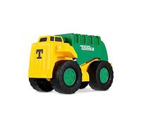 Tonka Steel Classics | Scoop and Hauler Garbage Truck | Construction Vehicle, Rugged Design, Realistic Sound Effects, LightUp Cab, Outdoor Toys for Kids, Children, Girls Boys Aged 3+ | Basic Fun 06257