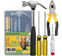 Basic Home Tool Kit - 5Pcs Essential Hand Tools Set For Homeowners Or Emergency Small Tool Kit, Handy Diy Tool Kit - Set Of 5 Too