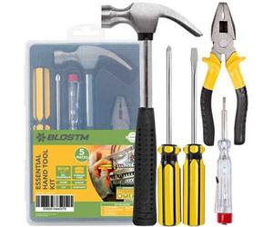 Basic Home Tool Kit - 5Pcs Essential Hand Tools Set For Homeowners Or Emergency Small Tool Kit, Handy Diy Tool Kit - Set Of 5 Too