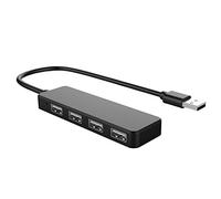 BASIC HOUSE 4 in 1 USB Type-C to 3 Port USB 2.0 USB 1 Port 3.0 PD Charging Port Hub Multifunction Adapter (USB3.0 Black)