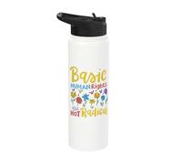 Basic Human Rights are Not Radical Stainless Steel Insulated Water Bottle
