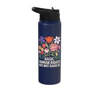 Basic Human Rights are Not Radical Stainless Steel Insulated Water Bottle