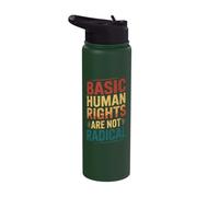 Basic Human Rights are Not Radical Stainless Steel Insulated Water Bottle