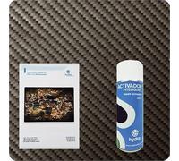 BASIC Hydro Dipping Kit Hydro dip Kit Hydrographics Kit : 1 SMART Water Transfer Printing Activator Spray 400 ml + Basic User`s Guide + Hydrographic film. Size: Width: 1' 8". Lenght: 3' 3" (HFC-132)
