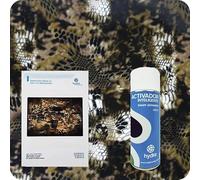 BASIC Hydro Dipping Kit Hydro dip Kit Hydrographics Kit : 1 SMART Water Transfer Printing Activator Spray 400 ml + Basic User`s Guide + Hydrographic film. Size: Width: 1' 8". Lenght: 3' 3" (HCA-127)