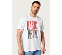 Basic Instinct Men's Ice Pick Logo Basic Instict T-Shirt in White | Size: Small Basic Instinct White S