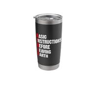 Basic Instructions Before Leaving Earth Bible Stainless Steel Insulated Tumbler