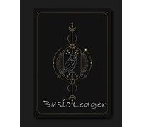Basic Ledger: Simple Cash Book Accounts Bookkeeping Journal for Small Business | Log, Track, & Record Debit Credit & Balance 8 x 10 in