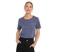 Basic Logo Tee, Dusty Midnight Blue, XX-Small