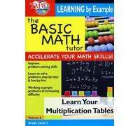 Basic Math Tutor: Learn Your Multiplication Tables [DVD] [2007] [NTSC]