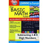 Basic Math Tutor: Subtracting 3 & 4 Digit Numbers [DVD] [2007] [NTSC]