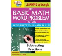 Basic Math Word Problem Tutor: Subtracting Fractions